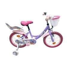 Volare Unicorn Kinderfiets - Meisjes - 16 inch - Paars Volare Unicorn Kinderfiets - Meisjes - 16 inch - Paars