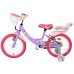 Volare Unicorn Kinderfiets - Meisjes - 16 inch - Paars - Twee Handremmen Volare Unicorn Kinderfiets - Meisjes - 16 inch - Paars - Twee Handremmen