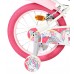 Volare Unicorn Kinderfiets - Meisjes - 16 inch - Wit - Twee Handremmen Volare Unicorn Kinderfiets - Meisjes - 16 inch - Wit - Twee Handremmen