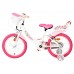 Volare Unicorn Kinderfiets - Meisjes - 16 inch - Wit - Twee Handremmen Volare Unicorn Kinderfiets - Meisjes - 16 inch - Wit - Twee Handremmen