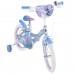 Disney Frozen 2 Kinderfiets - Meisjes - 16 inch - Blauw Paars - Twee handremmen