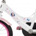 Disney Minnie Kinderfiets - Meisjes - 16 inch - Wit Roze - Twee handremmen