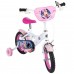 Disney Minnie Kinderfiets - Meisjes - 12 inch - Wit/Roze - Twee handremmen Disney Minnie Kinderfiets - Meisjes - 12 inch - Wit/Roze - Twee handremmen