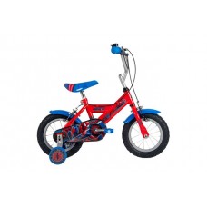 Spider-Man Kinderfiets - Jongens - 12 inch - Rood Blauw - Twee handremmen Spider-Man Kinderfiets - Jongens - 12 inch - Rood Blauw - Twee handremmen