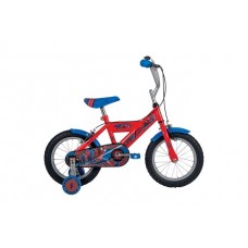Spider-Man Kinderfiets - Jongens - 14 inch - Blauw Rood - Twee handremmen