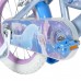 Disney Frozen 2 Kinderfiets - Meisjes - 14 inch - Blauw Paars - Twee handremmen Disney Frozen 2 Kinderfiets - Meisjes - 14 inch - Blauw Paars - Twee handremmen