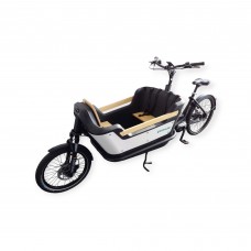 Bakfiets Urban Wheelz 2 wieler Pendle zwart wit Premium 